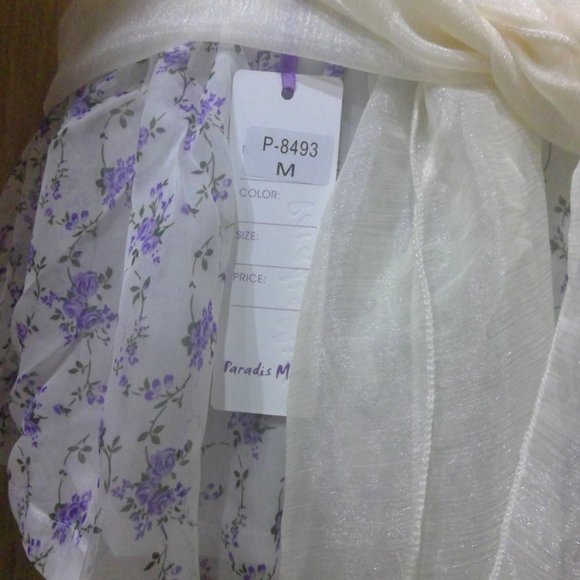 Paradis Miss Girls Floral-Print Mini Skirt - Picture 6 of 9